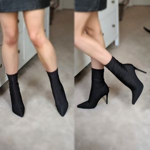 Black Sock Boots